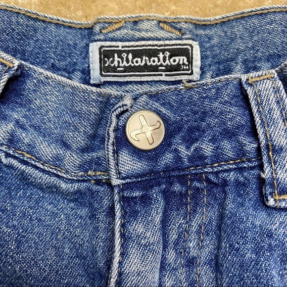Vintage Xhilaration Jean Shorts Size Large 10/12 - Picture 3 of 6